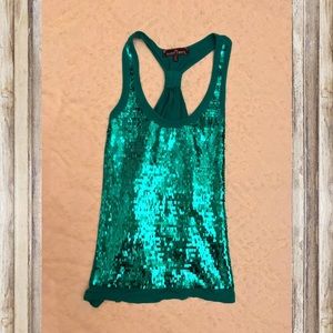Almost Famous Sequin Top